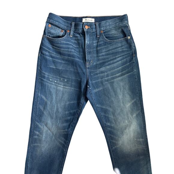 Madewell‎ The Perfect Vintage Jeans Faded Indigo Wash Cool Step Hem Size 29 - Picture 10 of 11